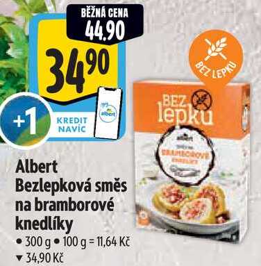 Albert Bezlepková směs na bramborové knedlíky, 300 g