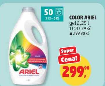 COLOR ARIEL gel, 2,25 l Penny Market