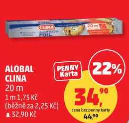 ALOBAL CLINA 20 m Penny Market