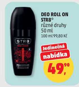 DEO ROLL ON STR8 různé druhy, 50 ml Penny Market