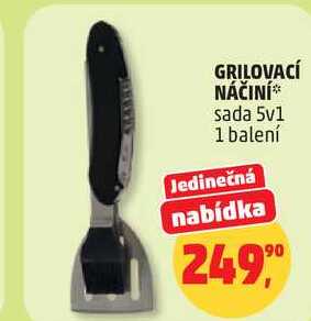 GRILOVACÍ NÁČINÍ sada 5v1, 1 balení