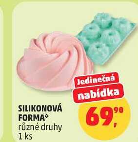 SILIKONOVÁ FORMA různé druhy, 1 ks
