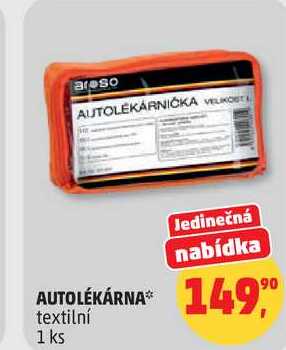 AUTOLÉKÁRNA textilní, 1 ks