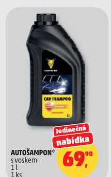AUTOŠAMPON s voskem, 1 l, 1 ks