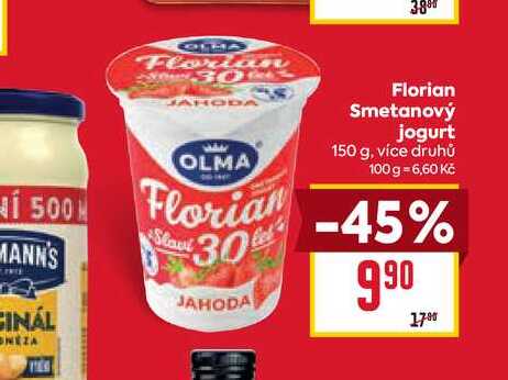 Florian Smetanový jogurt 150 g