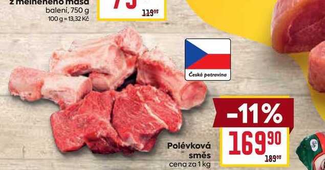 Polévková směs cena za 1 kg  