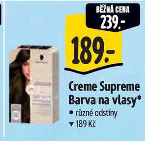 Creme Supreme Barva na vlasy Albert