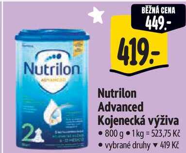 Nutrilon Advanced Kojenecká výživa, 800 g