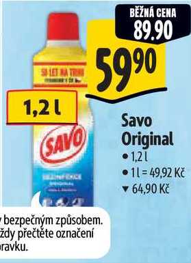 Savo Original, 1,2 l Albert