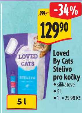 Loved By Cats Stelivo pro kočky, 5 l
