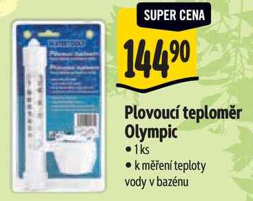 Plovoucí teploměr Olympic Albert