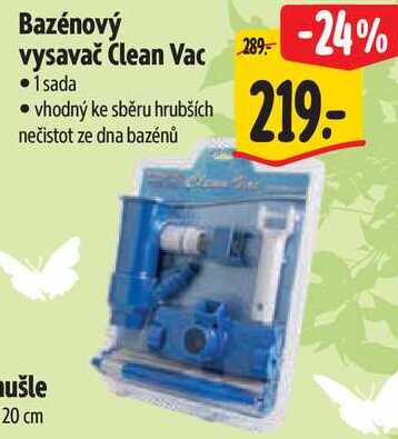 Bazénový vysavač Clean Vac