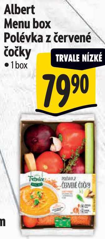 Albert Menu box Polévka z červené čočky