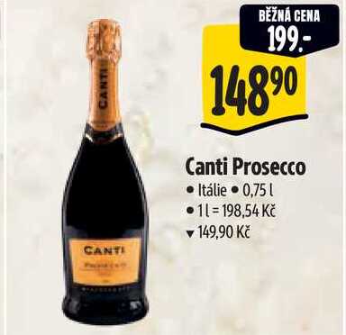 Canti Prosecco, 0,75 l