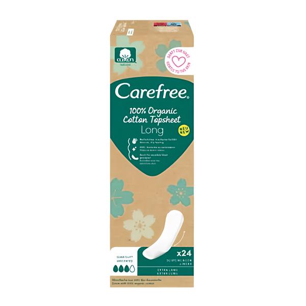 Carefree Organic Cotton Slipové vložky Long Košík.cz