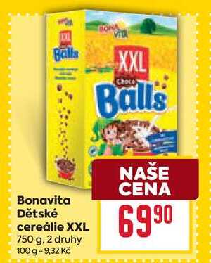 Bonavita Dětské cereálie XXL 750 g