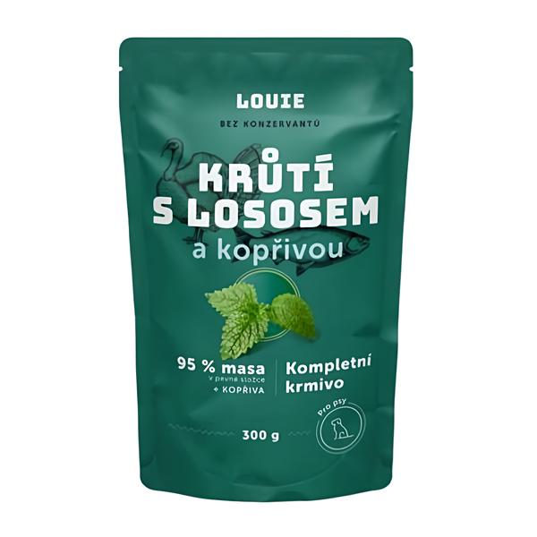 Louie Kapsička krůtí s lososem a kopřivou pro psy
