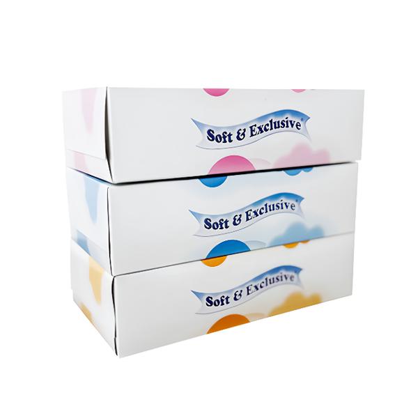Soft & Exclusive Kapesníky papírové, 2vrstvé (3x 150 ks) Košík.cz