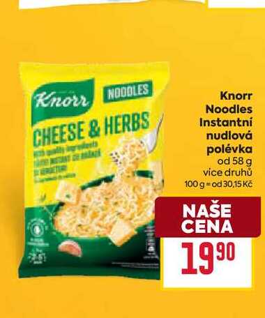 Knorr Noodles Instantní nudlová polévka od 58 g 
