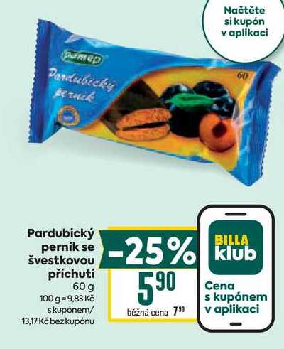 Pardubický perník se švestkovou příchutí 60 g