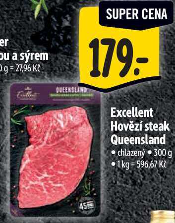 Excellent Hovězí steak Queensland, 300 g 