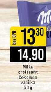 Milka croissant čokoláda vanilka 50 g