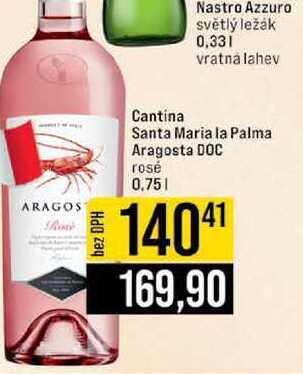Cantina Santa Maria la Palma Aragosta DOC rosé 0.75l