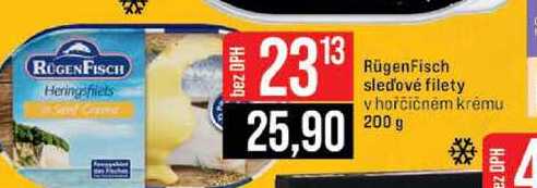 RügenFisch sledové filety v horčičnem krému 200 g