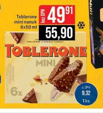 Toblerone mini nanuk 6x50 ml 