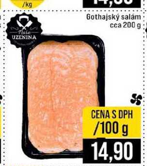 Gothajský salám cca 200 g 100g