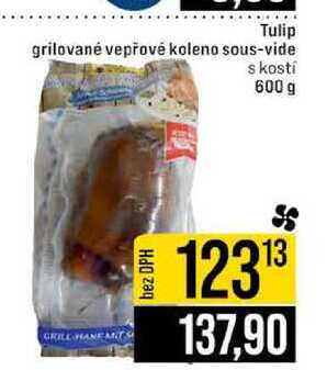 Tulip grilované vepřové koleno sous-vide skostí 600 g 