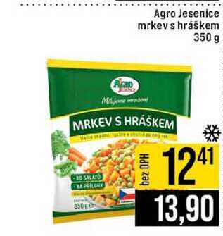 Agro Jesenice mrkev s hráškem 350 g 