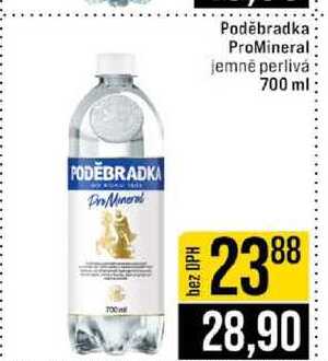 Poděbradka ProMineral jemně perlivá 700 ml