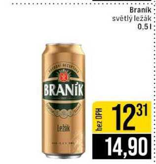 Braník světlý ležák 0,5l
