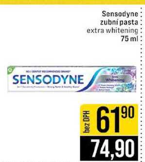 Sensodyne zubní pasta extra whitening 75 ml JIP