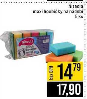 Niteola maxi houbičky na nádobí 5 ks JIP