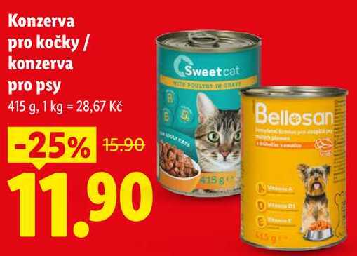 Konzerva pro kočky/konzerva pro psy, 415 g