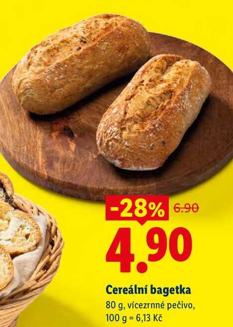 Cereální bagetka, 80 g