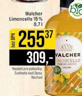 Walcher Limoncello 15% 0,7l