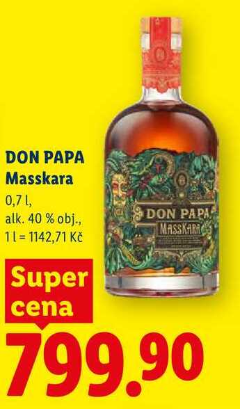 DON PAPA Masskara, 0,7 l