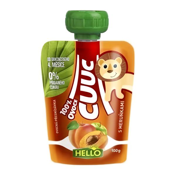 Hello Cuuc 100% ovocná kapsička s meruňkami Košík.cz
