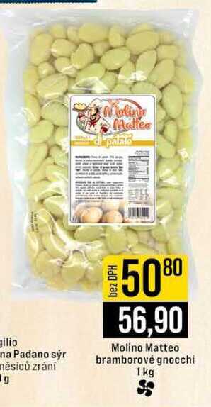 Molino Matteo bramborové gnocchi 1kg