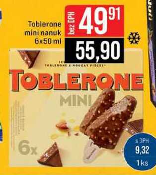 Toblerone mini nanuk 6x50 ml