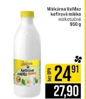 Mlékárna ValMez kefírové mléko nizkotučné 950 g
