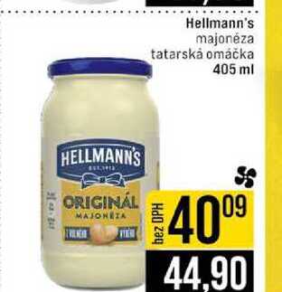 Hellmann's majonéza tatarská omáčka 405 ml