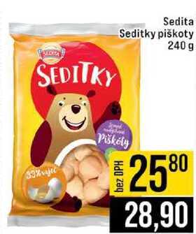 Sedita Seditky piškoty 240 g 