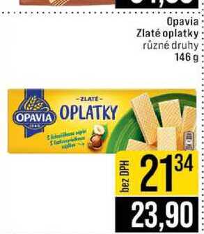 Opavia Zlaté oplatky různé druhy 146 g 