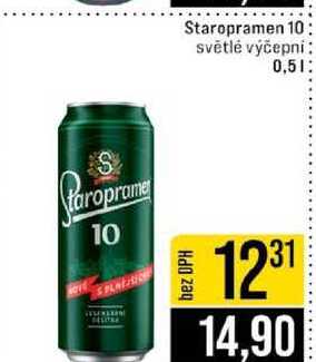 Staropramen 10 světlé výčepní 0,5l