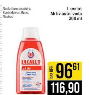 Lacalut Aktiv ústní voda 300 ml