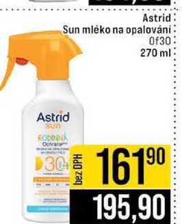 Astrid Sun mléko na opalování Of30 270 ml